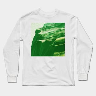 Tropical Green Mountains Oil Effects 4 Long Sleeve T-Shirt